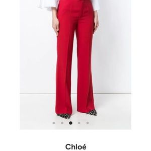 Chloé High-Rise Flare pants